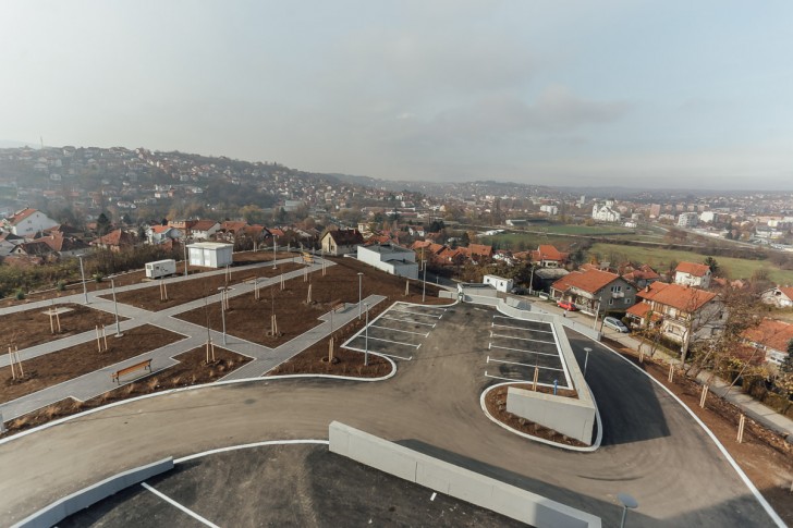 Parking i dvorište Gerontološkog centra