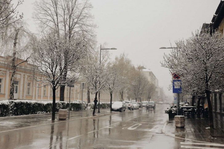Aprilski sneg u Valjevu (2023.)