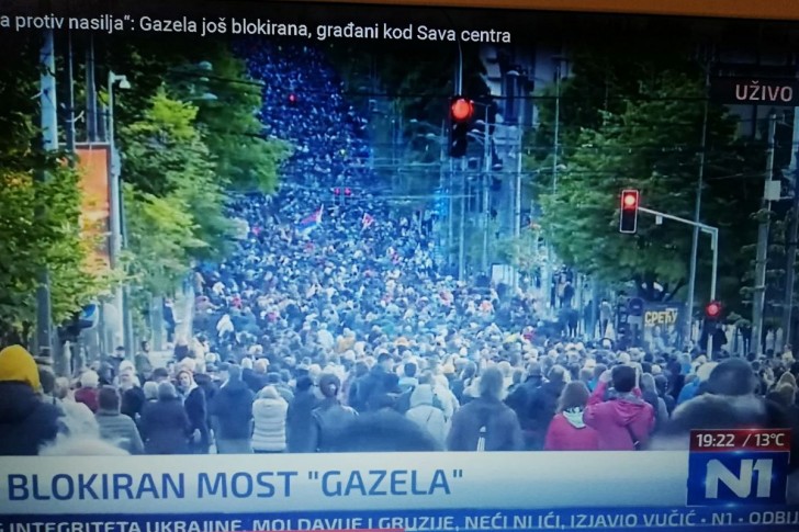 Protest u Beogradu