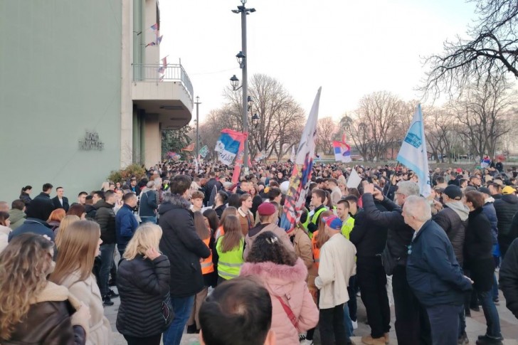 Svečani doček učesnicima marša
