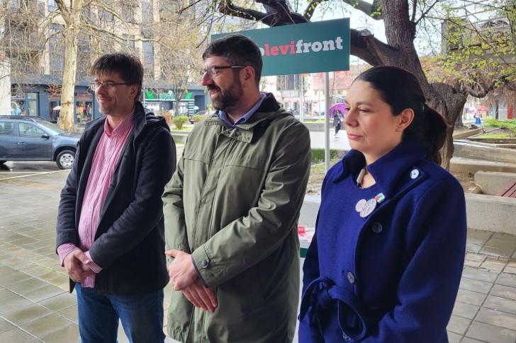 Ljubomir Radović, Radomir Lazović i Marina Mijatović