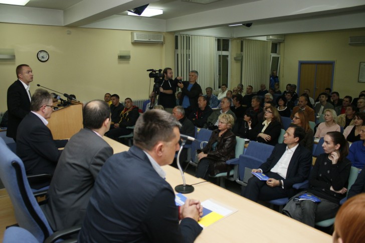 Bojan Pajtić na Radnoj skupštini DS u Valjevu