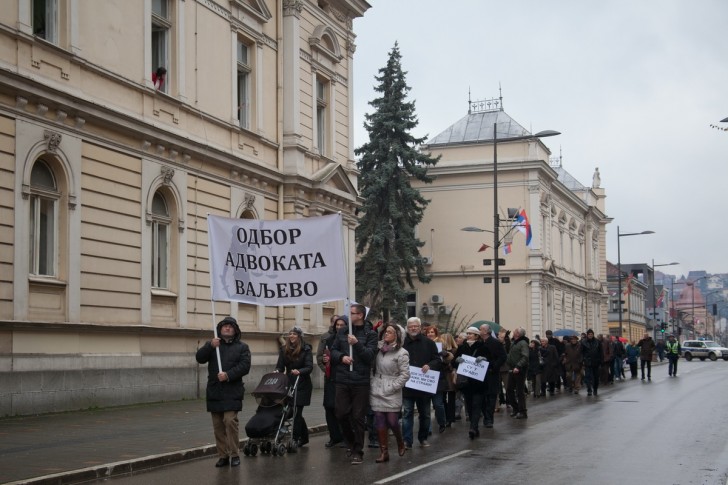 Protestna šetnja advokata