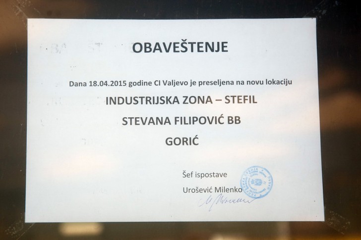Obaveštenje o preseljenju