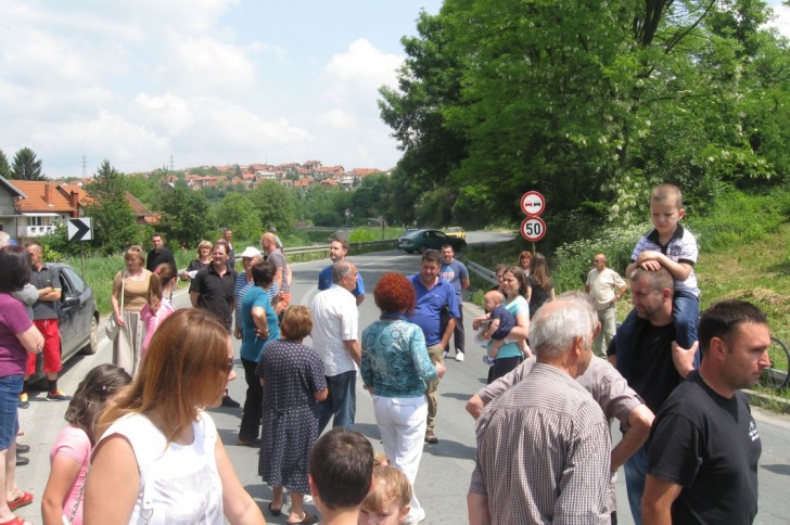 Meštani na blokadi