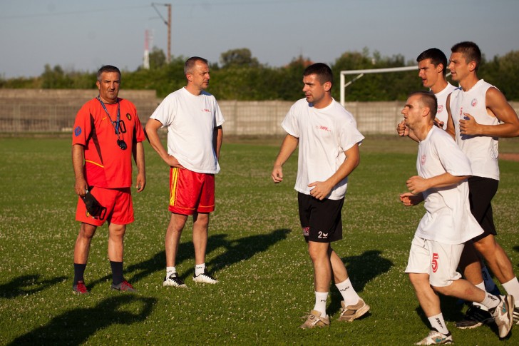 Trening fudbalera FK Budućnost Krušik