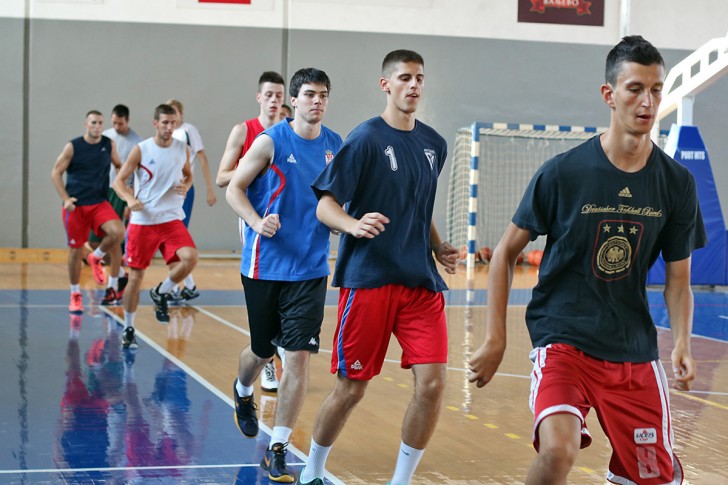 Trening košarkaša Metalca