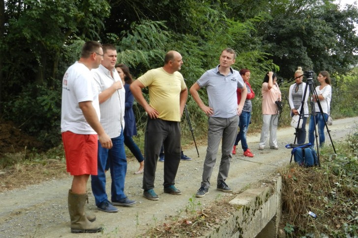 Darko Glišić na obilasku radova