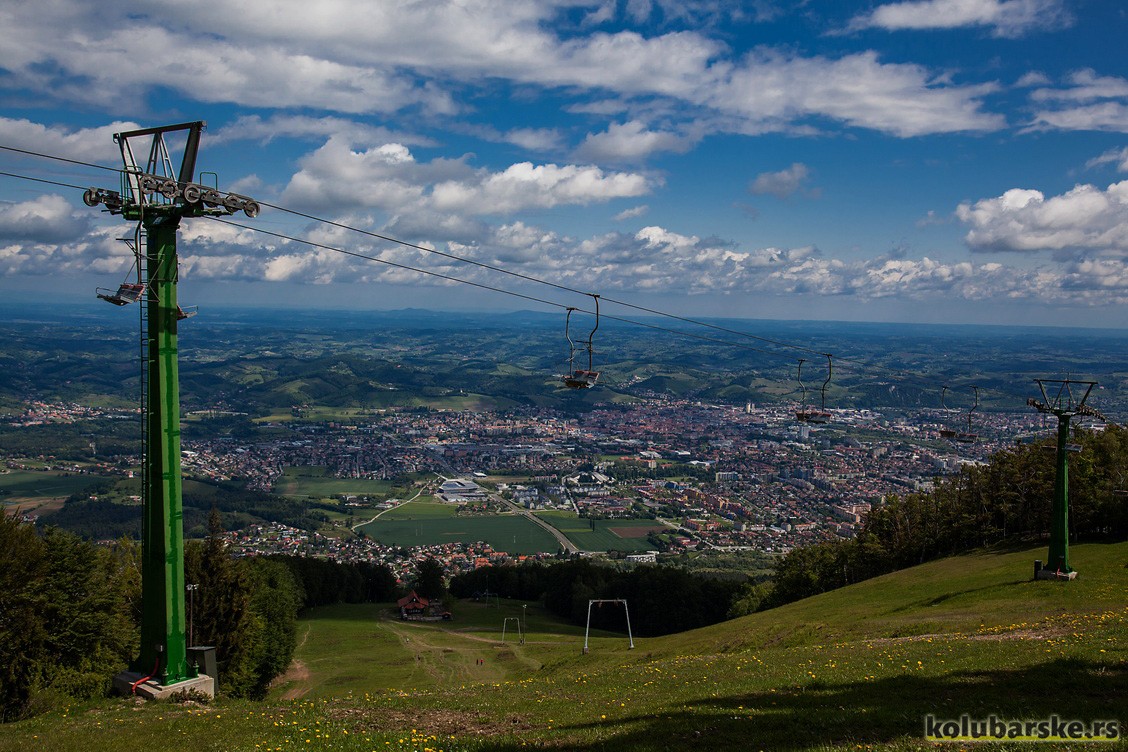 Pogled na Maribor sa Pohorja