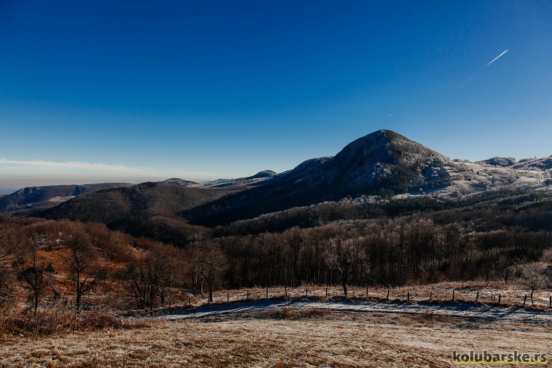 Pogled na Povlen sa Debelog brda