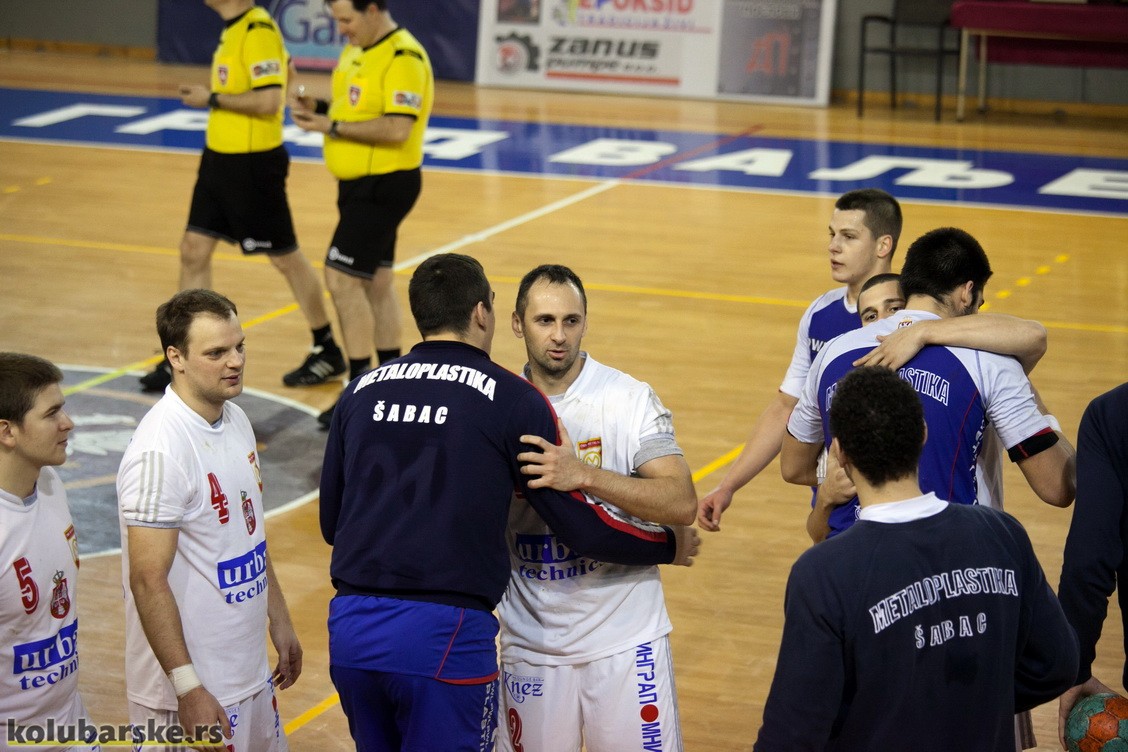 Metalac - Metaloplastika, pozdrav nakon utakmice