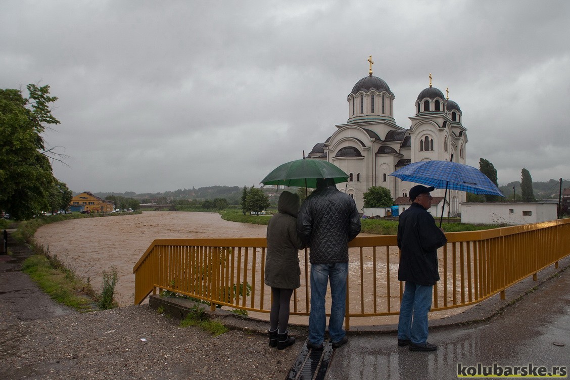 Kolubara kod hrama, oko 16h