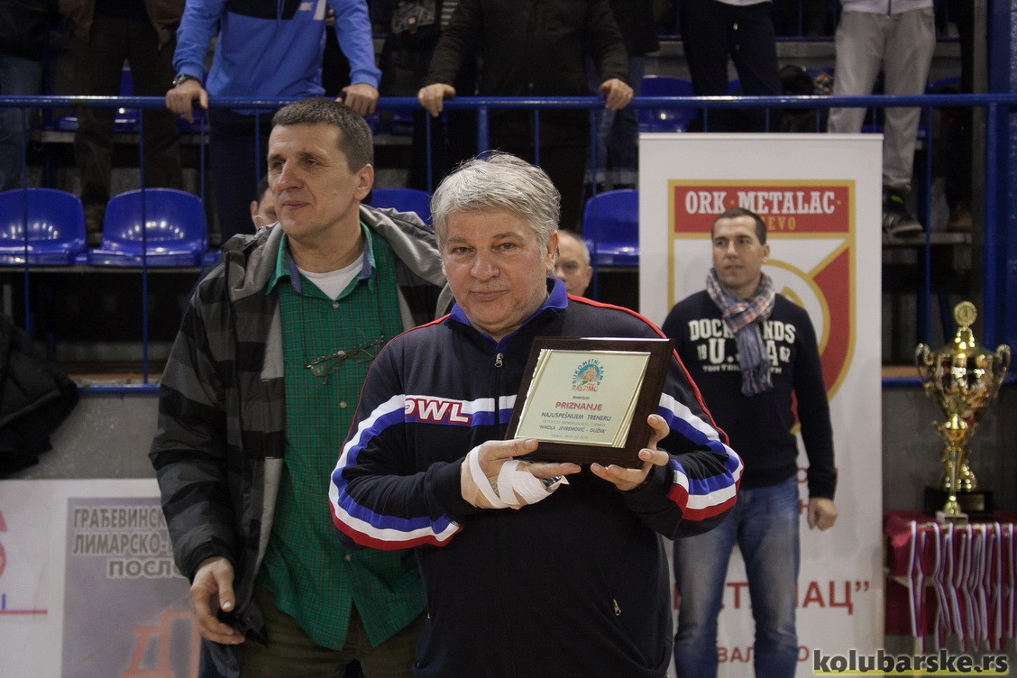 Najuspešniji trener turnira Slavko Novaković (Metaloplastika)