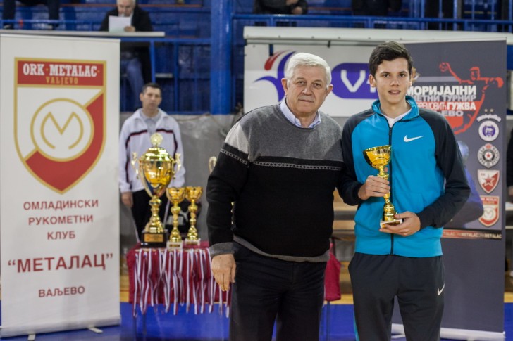 Vojislav Andrić i najmlađi učesnik turnira Aleksa Žarković