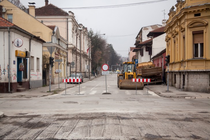 Deo Ulice vojvode Mišića zatvoren za saobraćaj