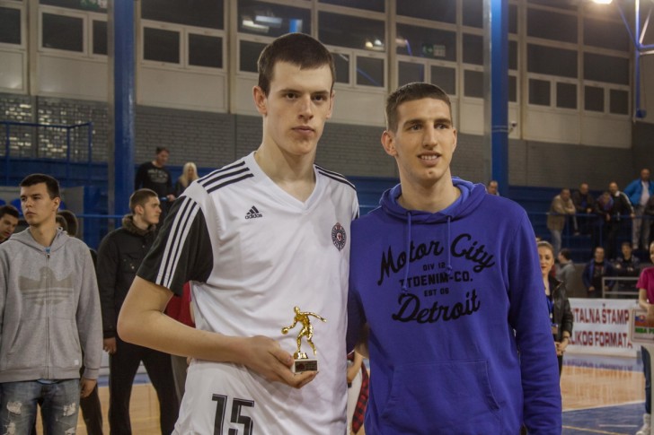 MVP turniira Aleksa Komazec i Dušan Kutlešić