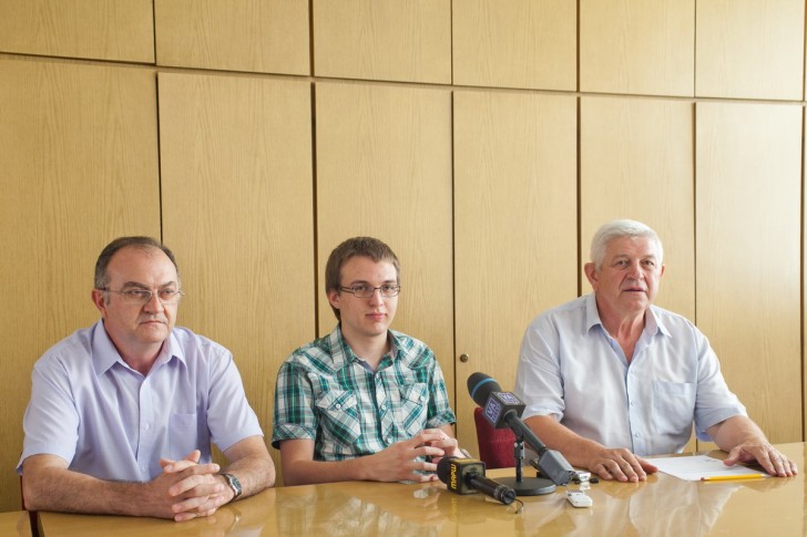Momir Stanojević, David Koprivica i Vojislav Andrić