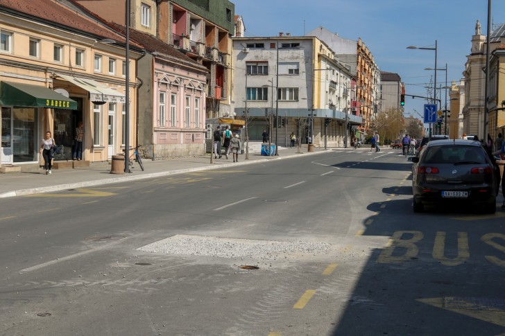 Karađorđeva ulica rekonstruisana u julu 2015.