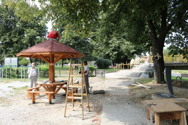 Pečurka u parku kod Partizana