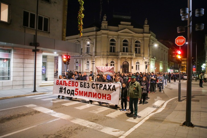 Protest Valjevo bez straha - #1 od 5 miliona