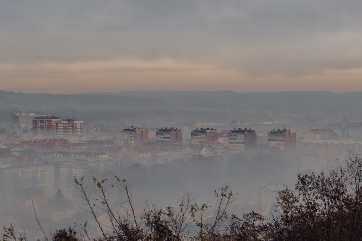 Jako zagađen vazduh u Valjevu