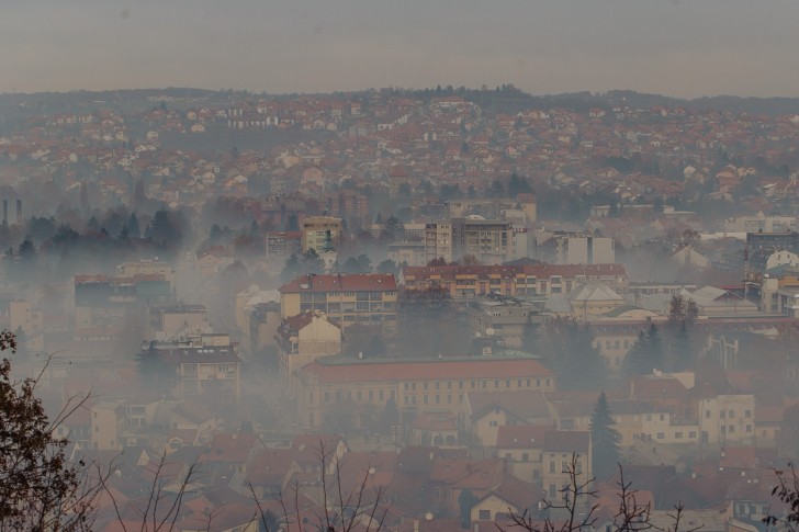 Jako zagađen vazduh u Valjevu