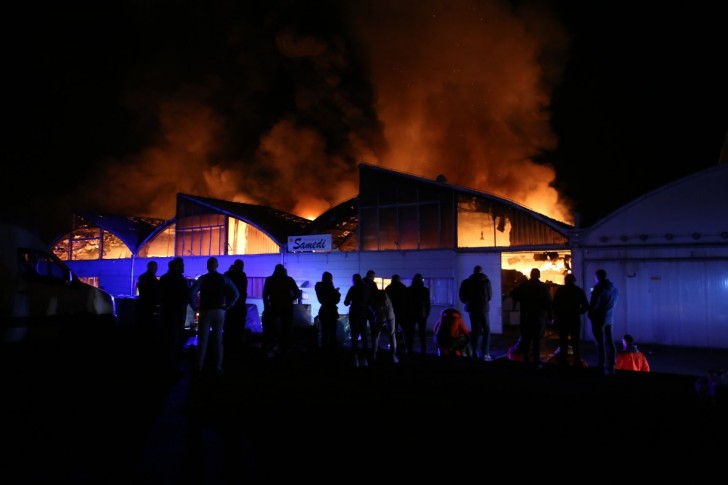 Požar u preduzeću Samedi
