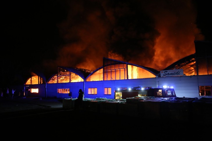 Požar u preduzeću Samedi