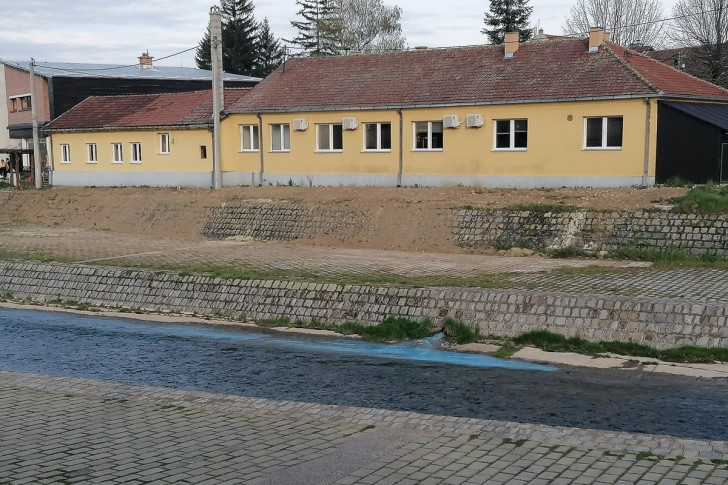 Plava tečnost ispuštena u Kolubaru