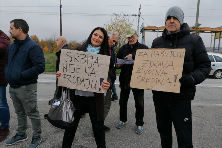 Protest meštana u Lukavcu