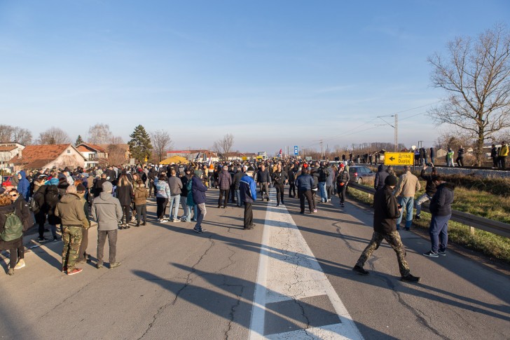 Blokada puta Valjevo-Beograd