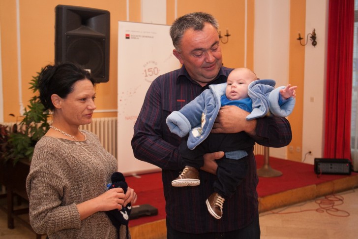 Jakov Stepanović sa mamom i tatom