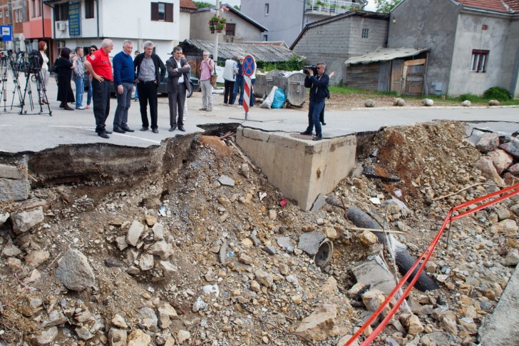 Posledice poplava, ministar Ilić u obilasku