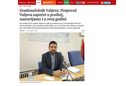 Intervju Blicu gradonačelnik platio 480.000 dinara