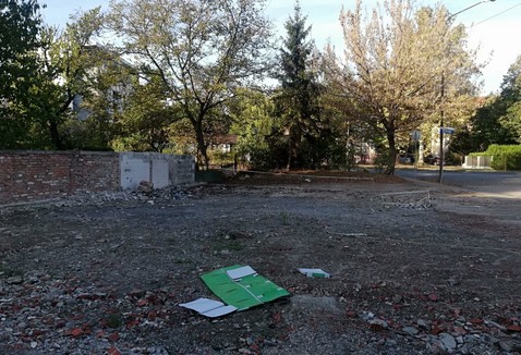 Gradska parcela u Nušićevoj (photo: Kolubarske.rs)