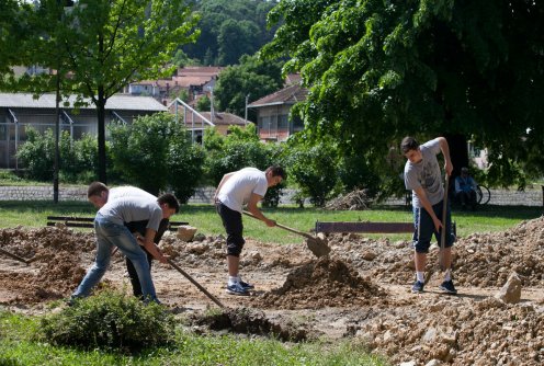 Čišćenja parka na Jadru (foto: Đorđe Đoković)