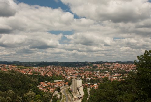 Valjevo sa Markove stolice (foto: Đorđe Đoković)