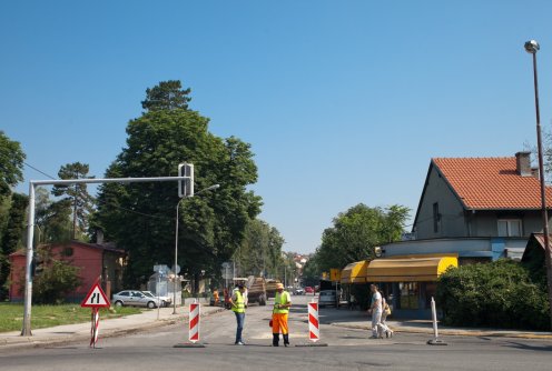 Radovi u ulici vojvode Mišića (foto: Đorđe Đoković)