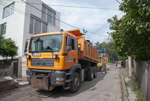 Radovi u delu Ulice Milovana Glišića (2014.) (foto: Đorđe Đoković)
