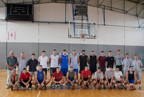 Ekipa KK Metalac na prvom treningu u novoj sezoni (foto: Đorđe Đoković)