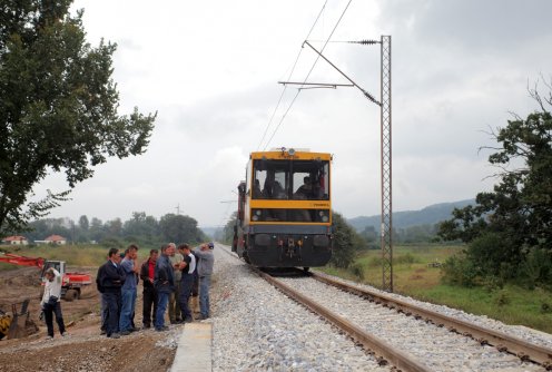 Obnovljeni deo pruge između Lazarevca i Lajkovca (foto: Đorđe Đoković)
