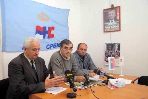 Konferencija za novinare Nove Srbije (foto: Đorđe Đoković)