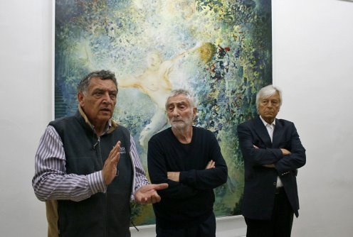 Du&scaron;an Jovanović, Ljuba Popović i Milan Komnenić (foto: Đorđe Đoković)