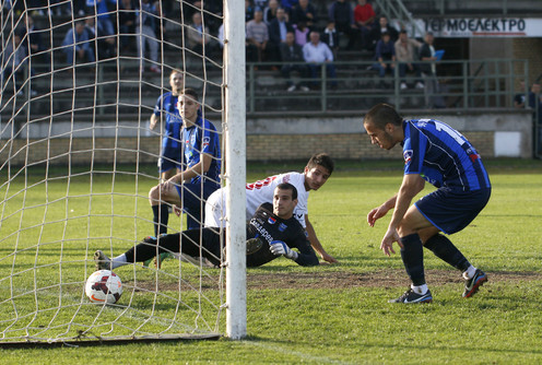 Gol fudbalera Budućnost Krušik (arhiva) (foto: Đorđe Đoković)