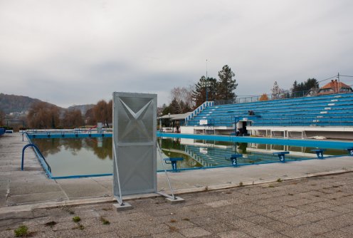 Radovi na bazenu (foto: Đorđe Đoković)