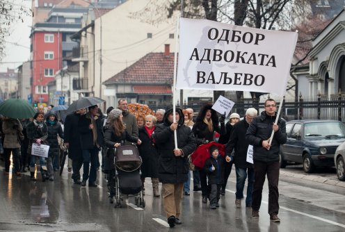 Protestna šetnja advokata (foto: Đorđe Đoković)