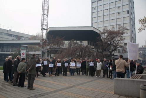 Protest advokata (foto: Đorđe Đoković)