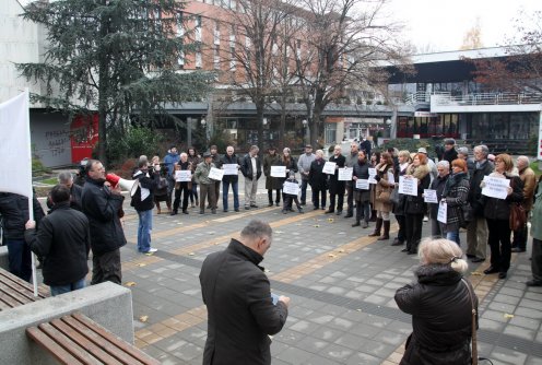 Protest advokata (foto: Đorđe Đoković)