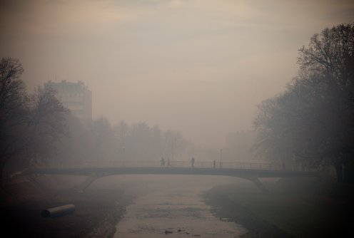 Smog u Valjevu (foto: Đorđe Đoković)