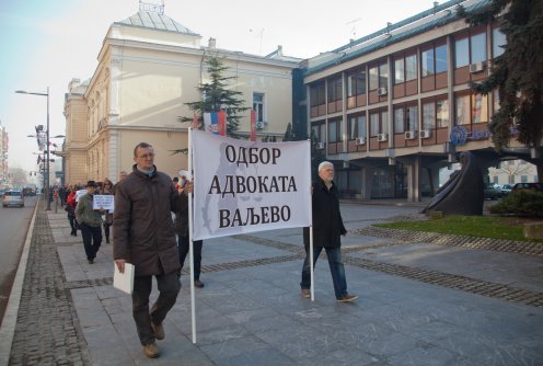 Protest advokata (foto: Đorđe Đoković)